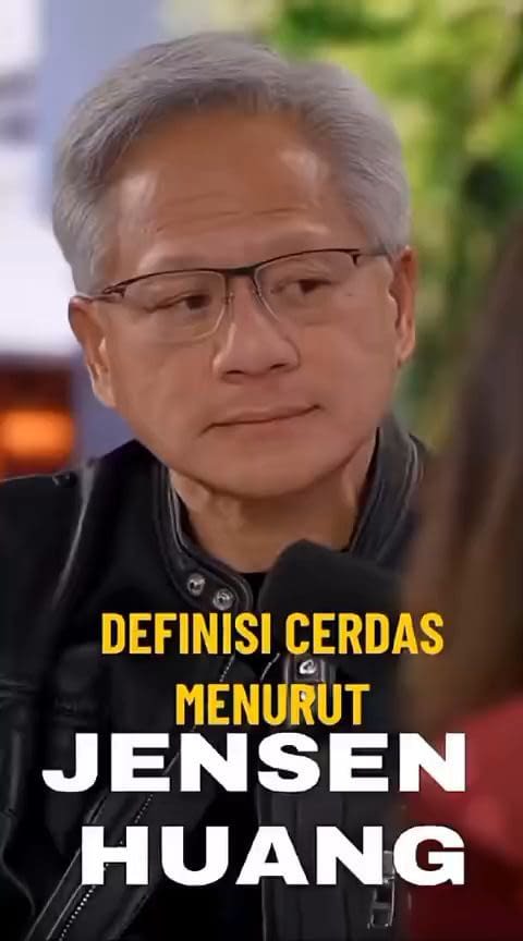 Definisi Cerdas Menurut Jensen Huang